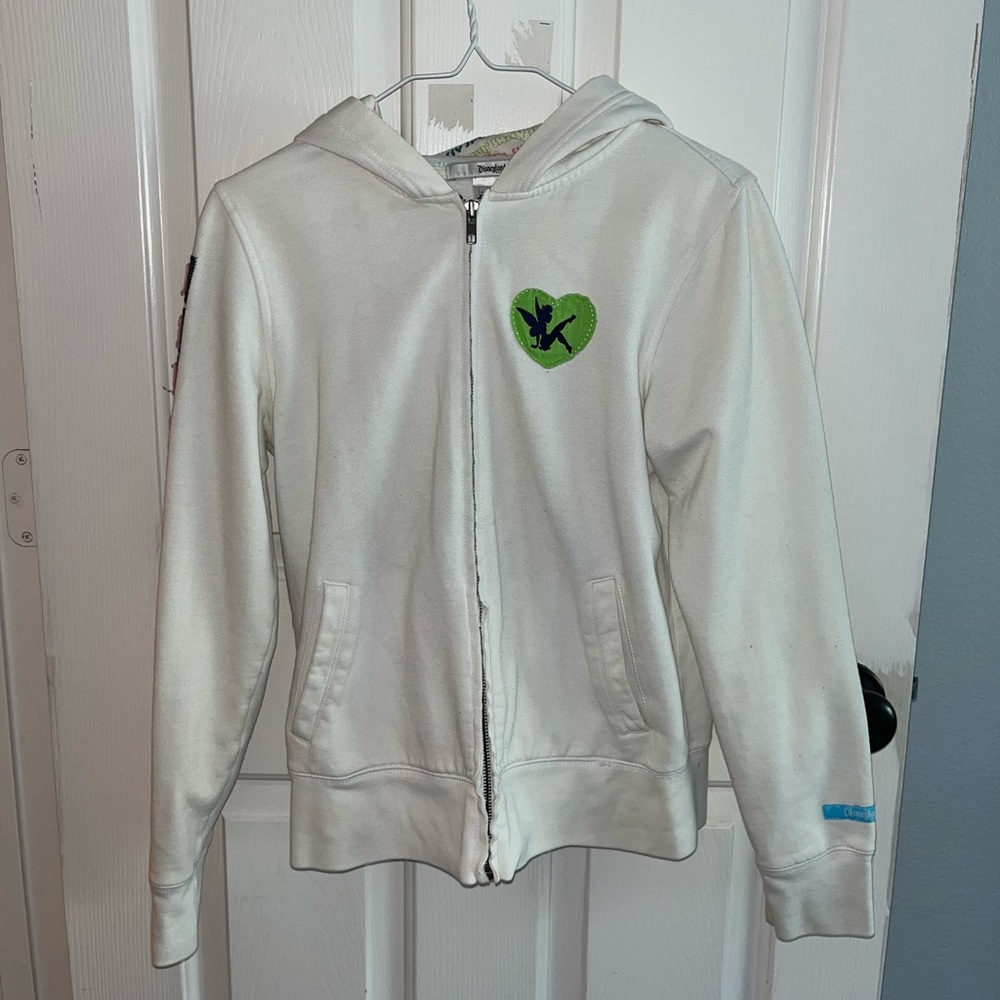 white tink zip up